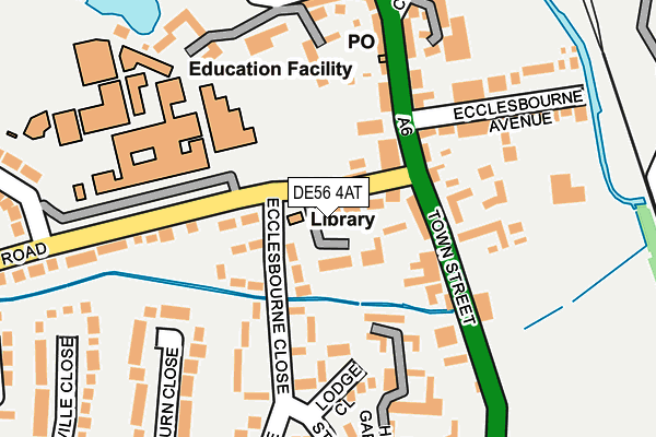 DE56 4AT map - OS OpenMap – Local (Ordnance Survey)