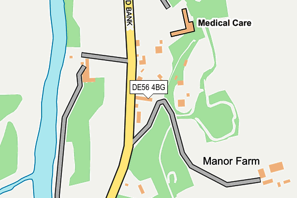DE56 4BG map - OS OpenMap – Local (Ordnance Survey)