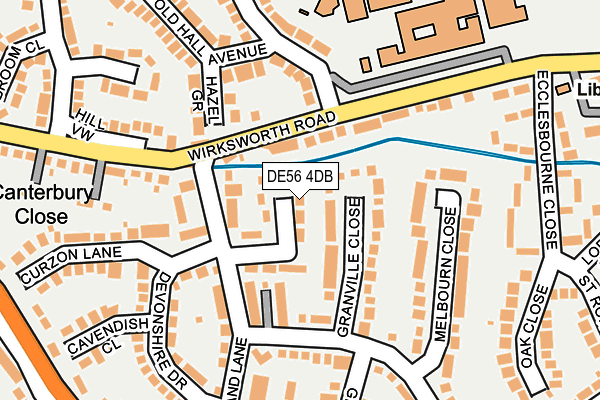 DE56 4DB map - OS OpenMap – Local (Ordnance Survey)