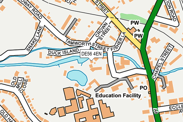 DE56 4EN map - OS OpenMap – Local (Ordnance Survey)