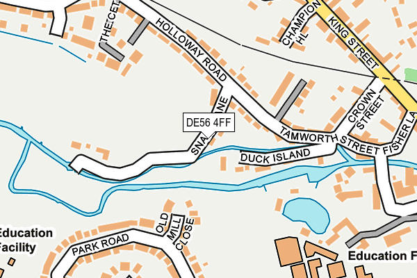 DE56 4FF map - OS OpenMap – Local (Ordnance Survey)