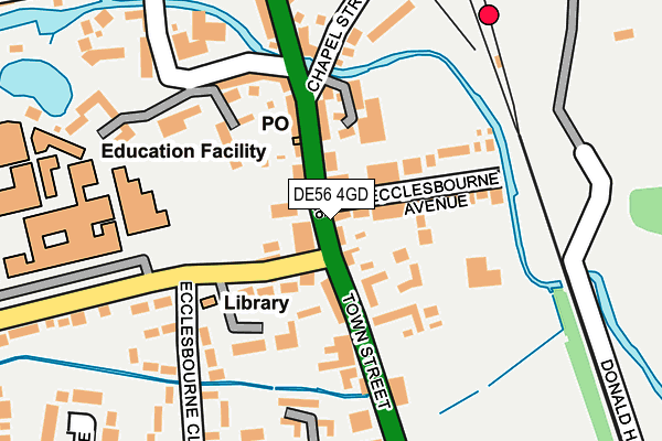 DE56 4GD map - OS OpenMap – Local (Ordnance Survey)