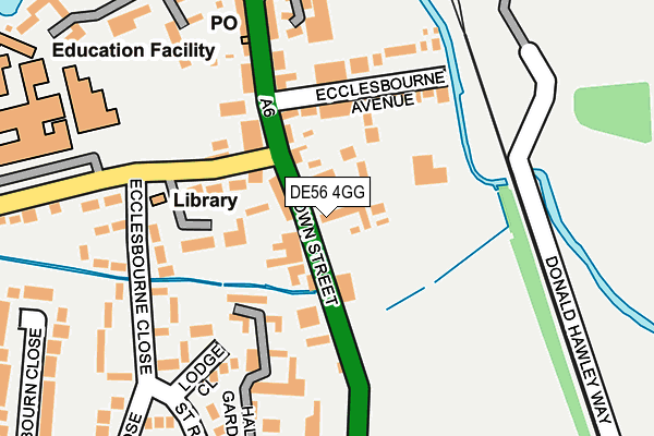 DE56 4GG map - OS OpenMap – Local (Ordnance Survey)