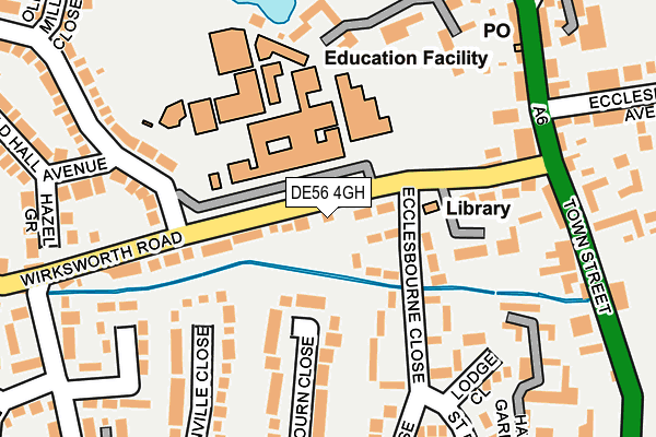 DE56 4GH map - OS OpenMap – Local (Ordnance Survey)