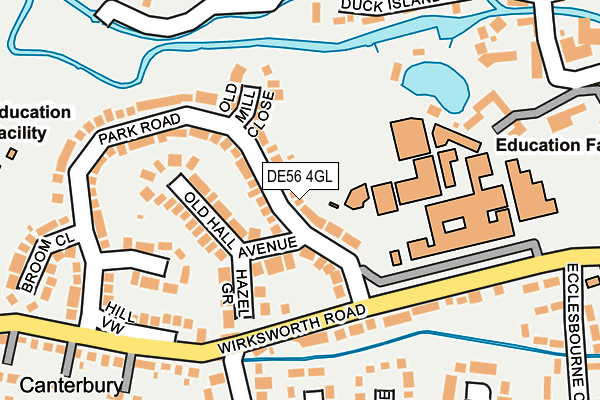 DE56 4GL map - OS OpenMap – Local (Ordnance Survey)