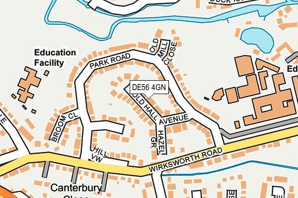 DE56 4GN map - OS OpenMap – Local (Ordnance Survey)