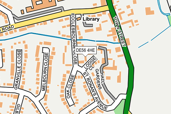 DE56 4HE map - OS OpenMap – Local (Ordnance Survey)