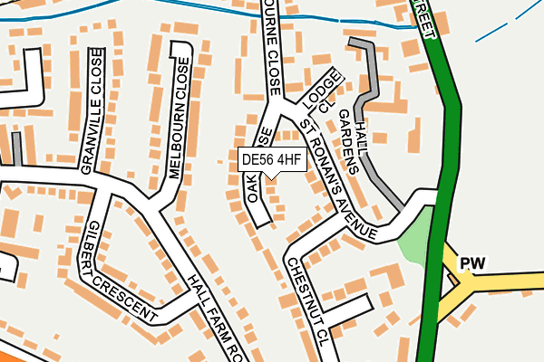 DE56 4HF map - OS OpenMap – Local (Ordnance Survey)