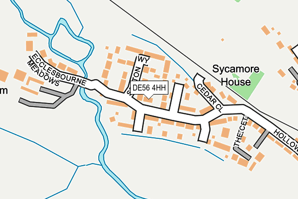 DE56 4HH map - OS OpenMap – Local (Ordnance Survey)