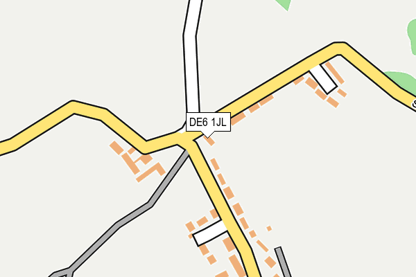 DE6 1JL map - OS OpenMap – Local (Ordnance Survey)