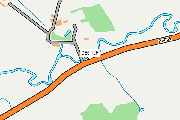 DE6 1LF map - OS OpenMap – Local (Ordnance Survey)