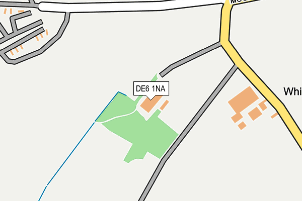 DE6 1NA map - OS OpenMap – Local (Ordnance Survey)