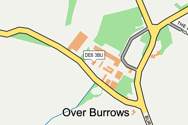 DE6 3BU map - OS OpenMap – Local (Ordnance Survey)