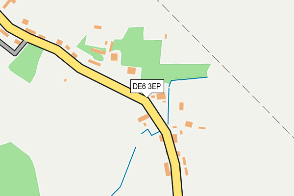 DE6 3EP map - OS OpenMap – Local (Ordnance Survey)