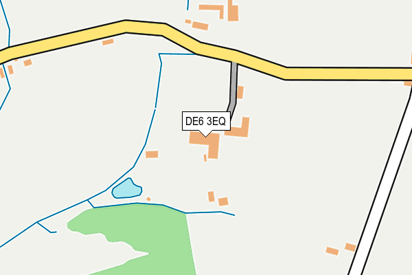 DE6 3EQ map - OS OpenMap – Local (Ordnance Survey)