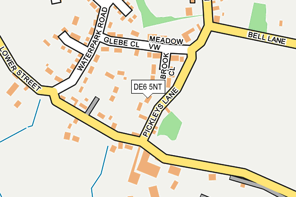 DE6 5NT map - OS OpenMap – Local (Ordnance Survey)