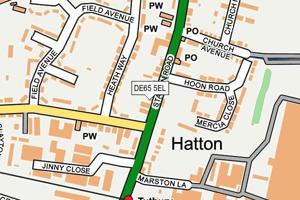 Map of HALLS FAMILY HOLDINGS LIMITED at local scale