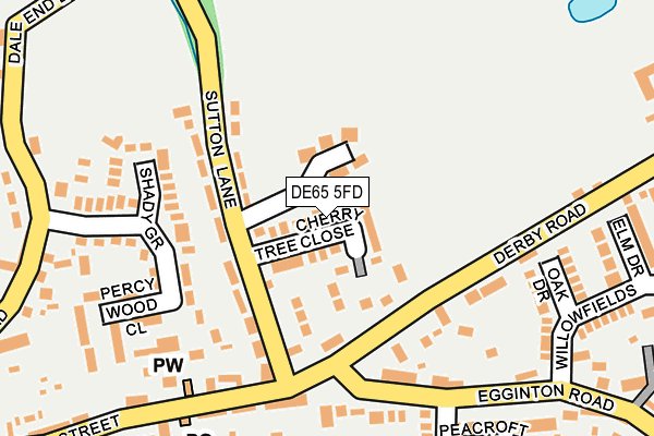 DE65 5FD map - OS OpenMap – Local (Ordnance Survey)