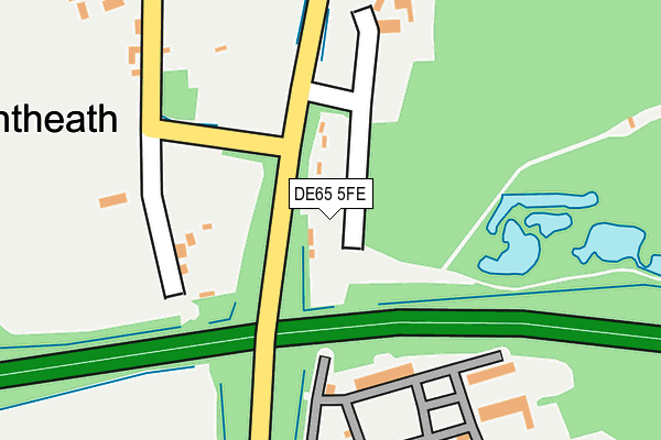 DE65 5FE map - OS OpenMap – Local (Ordnance Survey)