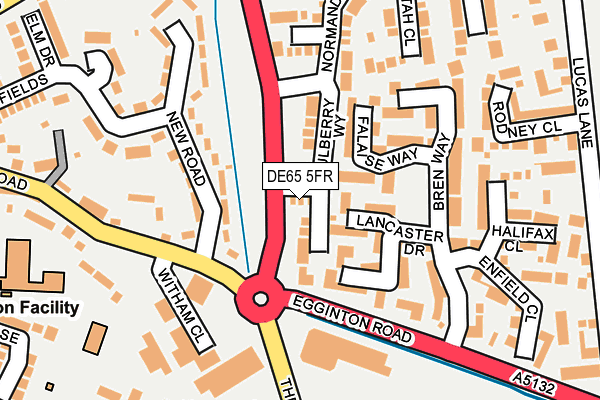 DE65 5FR map - OS OpenMap – Local (Ordnance Survey)