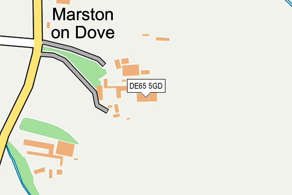 DE65 5GD map - OS OpenMap – Local (Ordnance Survey)