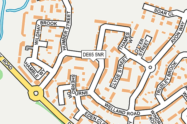 DE65 5NR map - OS OpenMap – Local (Ordnance Survey)