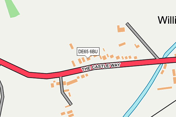 DE65 6BU map - OS OpenMap – Local (Ordnance Survey)