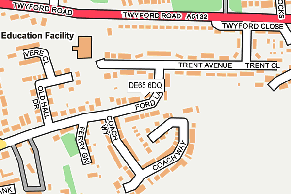 Map of REDROSE INDUSTRIES LIMITED at local scale