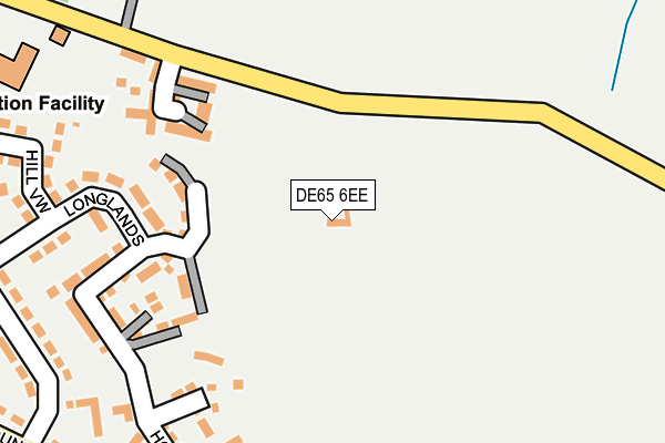 DE65 6EE map - OS OpenMap – Local (Ordnance Survey)