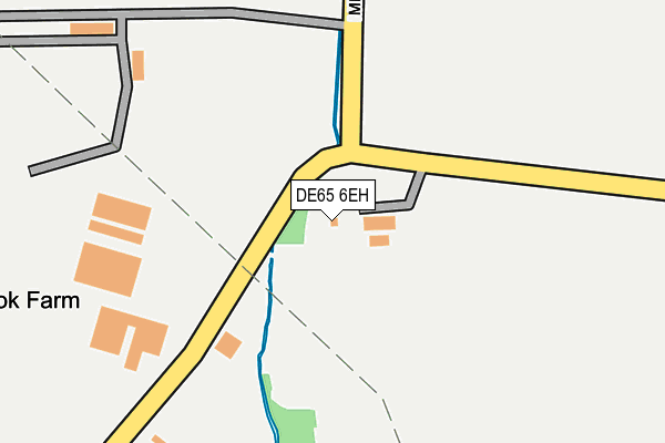 DE65 6EH map - OS OpenMap – Local (Ordnance Survey)