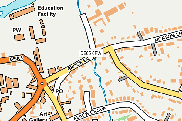 DE65 6FW map - OS OpenMap – Local (Ordnance Survey)