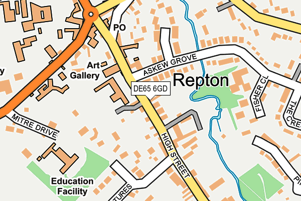 Map of CAPTREX LTD at local scale