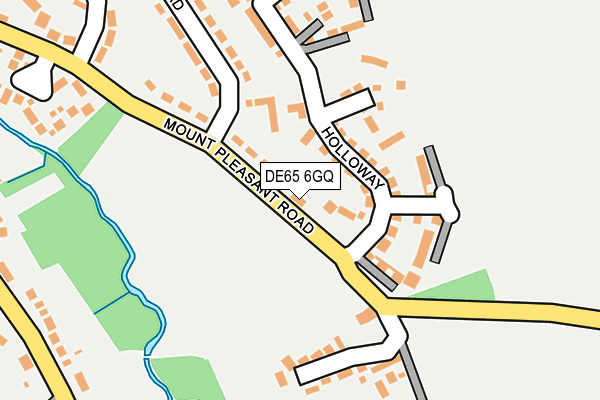 DE65 6GQ map - OS OpenMap – Local (Ordnance Survey)