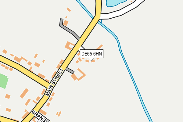 DE65 6HN map - OS OpenMap – Local (Ordnance Survey)