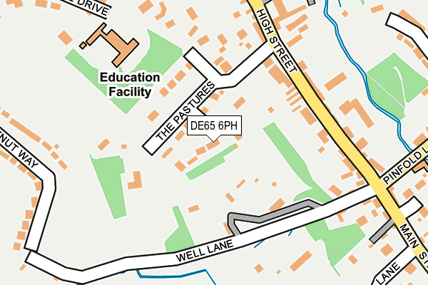 DE65 6PH map - OS OpenMap – Local (Ordnance Survey)