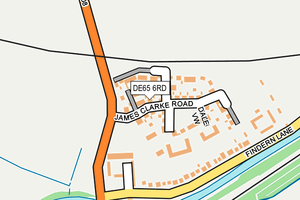 DE65 6RD map - OS OpenMap – Local (Ordnance Survey)