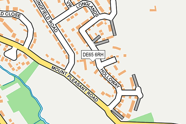 DE65 6RH map - OS OpenMap – Local (Ordnance Survey)