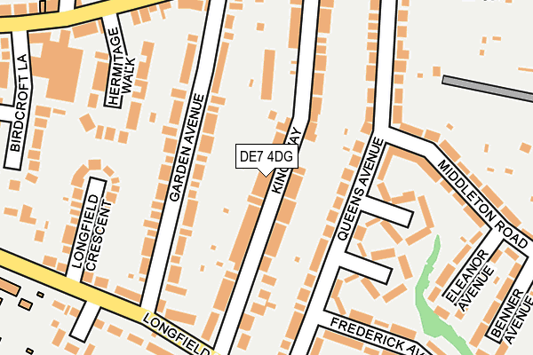 DE7 4DG map - OS OpenMap – Local (Ordnance Survey)