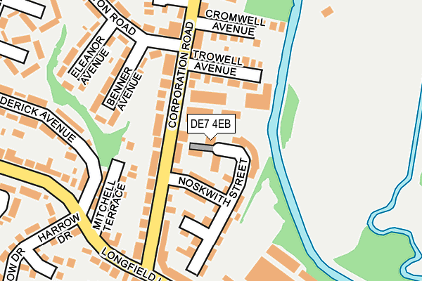DE7 4EB map - OS OpenMap – Local (Ordnance Survey)