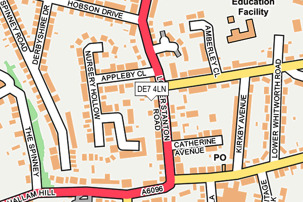 Map of SHIPLEY BLINDS LIMITED at local scale
