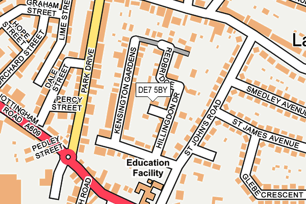 DE7 5BY map - OS OpenMap – Local (Ordnance Survey)