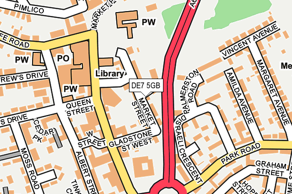 DE7 5GB map - OS OpenMap – Local (Ordnance Survey)
