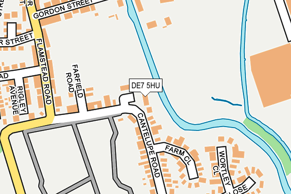 DE7 5HU map - OS OpenMap – Local (Ordnance Survey)