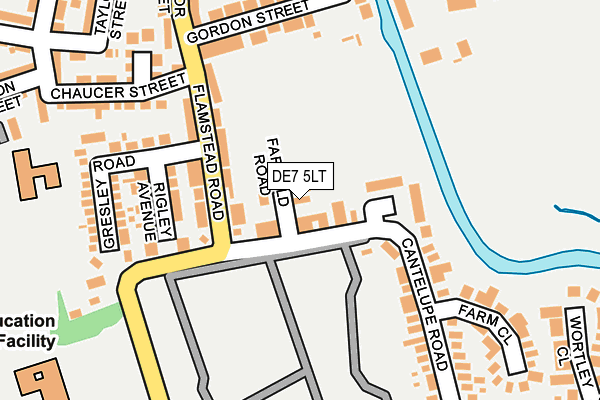 DE7 5LT map - OS OpenMap – Local (Ordnance Survey)