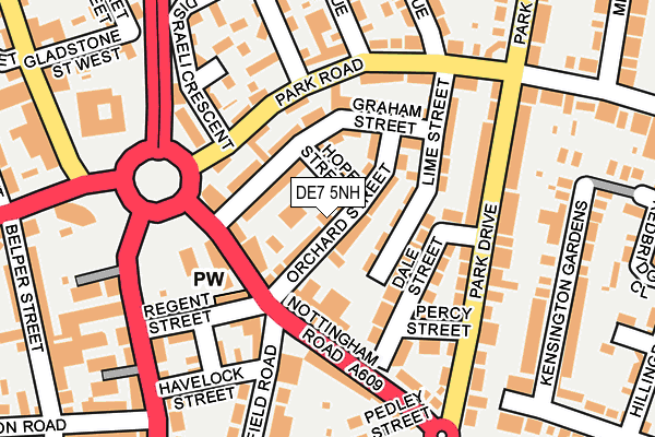 DE7 5NH map - OS OpenMap – Local (Ordnance Survey)