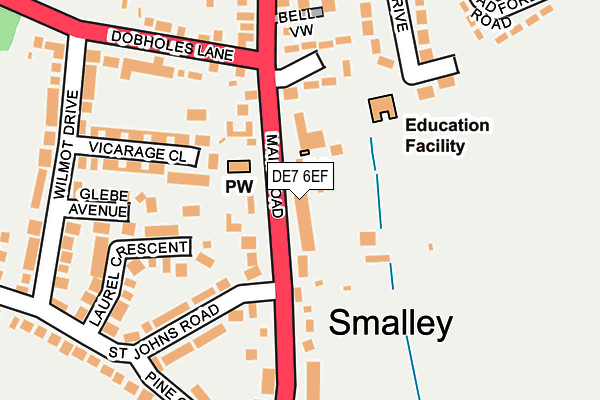 Map of HILTON & SMITH LETTINGS LIMITED at local scale