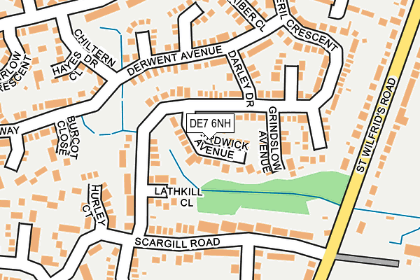 DE7 6NH map - OS OpenMap – Local (Ordnance Survey)