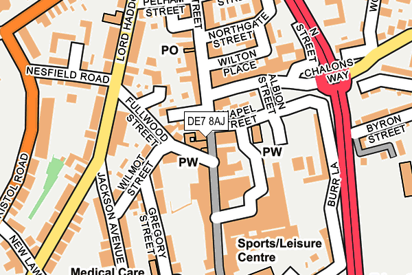Map of ILKESTONSTREETFOOD LTD at local scale