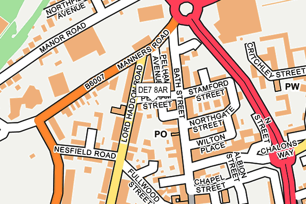 Map of PELHAM BUILDING SERVICES LTD at local scale