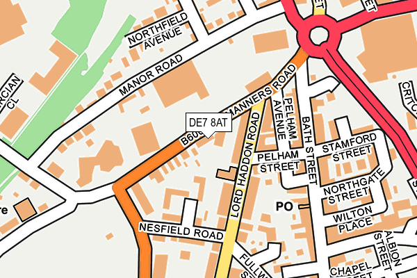 Map of PYRO FIRE PROTECTION LTD at local scale